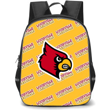Louisville Cardinals Backpack StudentPack - Louisville Cardinals College Football Medley Monogram Wordmark