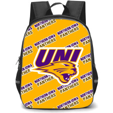 Northern Iowa Panthers Backpack StudentPack - University of Northern Iowa Panthers College Football Medley Monogram Wordmark