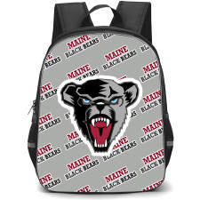 Maine Black Bears Backpack StudentPack - University of Maine Black Bears College Football Medley Monogram Wordmark
