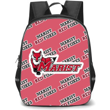 Marist Red Foxes Backpack StudentPack - Marist College Red Foxes College Football Medley Monogram Wordmark
