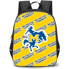 McNeese Cowboys Backpack StudentPack - McNeese State University Cowboys College Football Medley Monogram Wordmark