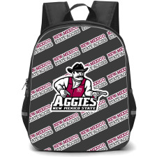 New Mexico State Aggies Backpack StudentPack - New Mexico State Aggies College Football Medley Monogram Wordmark