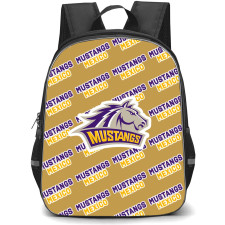 Western New Mexico University Mustangs Backpack StudentPack - Western New Mexico University Mustangs College Football Medley Monogram Wordmark