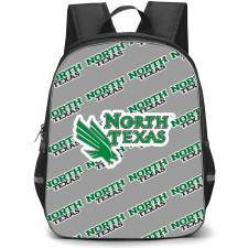 North Texas Mean Green Backpack StudentPack - North Texas Mean Green College Football Medley Monogram Wordmark