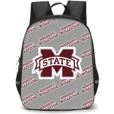 Mississippi State Bulldogs Backpack StudentPack - Mississippi State Bulldogs College Football Medley Monogram Wordmark