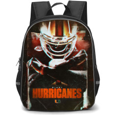 NCAA Miami Hurricanes Football College University Backpack School Bag StudentPack - Miami Hurricanes Player Crossed Arm Poster