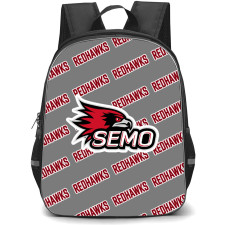 Southeast Missouri State Redhawks Backpack StudentPack - Southeast Missouri State University Redhawks College Football Medley Monogram Wordmark