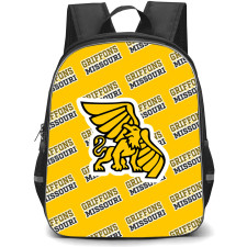 Missouri Western State University Griffons Backpack StudentPack - Missouri Western State University Griffons College Football Medley Monogram Wordmark