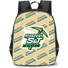 Missouri University of Science and Technology (Missouri S&T) Miners Backpack StudentPack - Missouri University of Science and Technology (Missouri S&T) Miners College Football Medley Monogram Wordmark