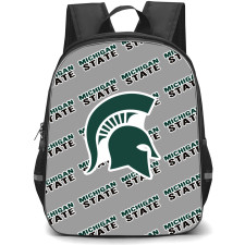 Michigan State Spartans Backpack StudentPack - Michigan State Spartans College Football Medley Monogram Wordmark