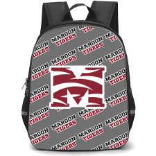 Morehouse College Maroon Tigers Backpack StudentPack - Morehouse College Maroon Tigers College Football Medley Monogram Wordmark