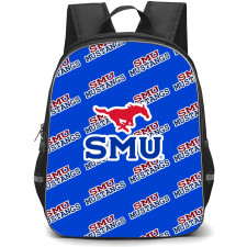 SMU Mustangs Backpack StudentPack - SMU Mustangs College Football Medley Monogram Wordmark