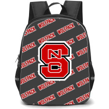 NC State Wolfpack Backpack StudentPack - NC State Wolfpack College Football Medley Monogram Wordmark
