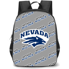 Nevada Wolf Pack Backpack StudentPack - Nevada Wolf Pack College Football Medley Monogram Wordmark