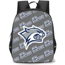 New Hampshire Wildcats Backpack StudentPack - University of New Hampshire Wildcats College Football Medley Monogram Wordmark
