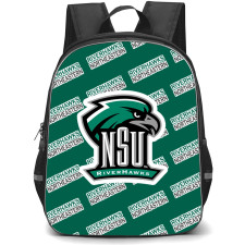 Northeastern State University RiverHawks Backpack StudentPack - Northeastern State University RiverHawks College Football Medley Monogram Wordmark