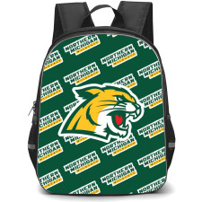Northern Michigan University Wildcats Backpack StudentPack - Northern Michigan University Wildcats College Football Medley Monogram Wordmark