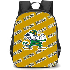 Notre Dame Fighting Irish Backpack StudentPack - Notre Dame Fighting Irish College Football Medley Monogram Wordmark