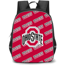 Ohio State Buckeyes Backpack StudentPack - Ohio State Buckeyes College Football Medley Monogram Wordmark