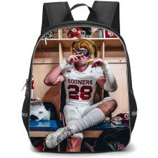 NCAA Danny Stutsman Oklahoma Sooners Football College University Backpack School Bag StudentPack - Oklahoma Sooners Danny Stutsman Smoking Cigar