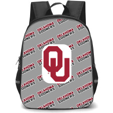 Oklahoma Sooners Backpack StudentPack - Oklahoma Sooners College Football Medley Monogram Wordmark