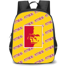 Pittsburg State University Gorillas Backpack StudentPack - Pittsburg State University Gorillas College Football Medley Monogram Wordmark