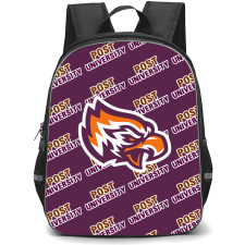 Post University Eagles Backpack StudentPack - Post University Eagles College Football Medley Monogram Wordmark