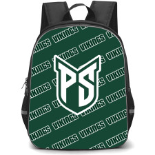 Portland State Vikings Backpack StudentPack - Portland State University Vikings College Football Medley Monogram Wordmark