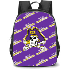 East Carolina Pirates Backpack StudentPack - East Carolina Pirates College Football Medley Monogram Wordmark