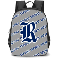 Rice Owls Backpack StudentPack - Rice Owls College Football Medley Monogram Wordmark