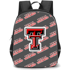 Texas Tech Red Raiders Backpack StudentPack - Texas Tech Red Raiders College Football Medley Monogram Wordmark