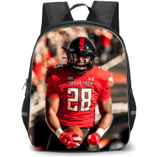 NCAA Tahj Brooks Texas Tech Red Raiders Football College University Backpack School Bag StudentPack - Texas Tech Red Raiders Tahj Brooks Celebrate Pose