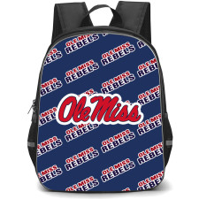 Ole Miss Rebels Backpack StudentPack - Ole Miss Rebels College Football Medley Monogram Wordmark