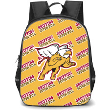 Seton Hill University Griffins Backpack StudentPack - Seton Hill University Griffins College Football Medley Monogram Wordmark