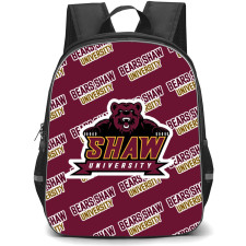 Shaw University Bears Backpack StudentPack - Shaw University Bears College Football Medley Monogram Wordmark