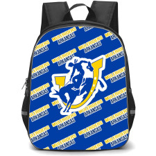 Southern Arkansas University Muleriders Backpack StudentPack - Southern Arkansas University Muleriders College Football Medley Monogram Wordmark