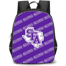 Stephen F. Austin Lumberjacks Backpack StudentPack - Stephen F. Austin State University Lumberjacks College Football Medley Monogram Wordmark