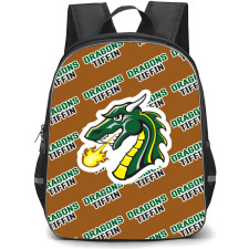 Tiffin University Dragons Backpack StudentPack - Tiffin University Dragons College Football Medley Monogram Wordmark