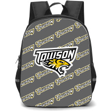 Towson Tigers Backpack StudentPack - Towson University Tigers College Football Medley Monogram Wordmark
