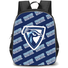 Upper Iowa University Peacocks Backpack StudentPack - Upper Iowa University Peacocks College Football Medley Monogram Wordmark