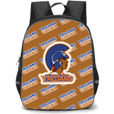 Virginia State University Trojans Backpack StudentPack - Virginia State University Trojans College Football Medley Monogram Wordmark