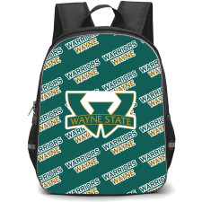 Wayne State University Warriors Backpack StudentPack - Wayne State University Warriors College Football Medley Monogram Wordmark