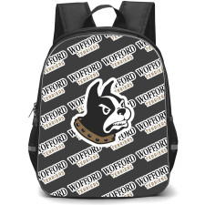 Wofford Terriers Backpack StudentPack - Wofford College Terriers College Football Medley Monogram Wordmark