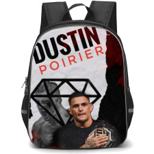 UFC Dustin Poirier Backpack StudentPack - Dustin Poirier Fan Art Portrait Poster
