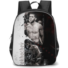 UFC Islam Makhachev Backpack StudentPack - Islam Makhachev Candid Grayscale Poster