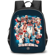 United States National Basketball Team 2024 Backpack Student Pack - USA Men National Team 2024 Poster