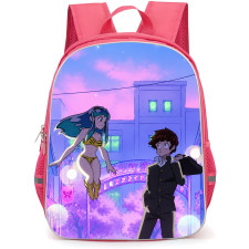 Urusei Yatsura Backpack School Bag StudentPack - Ataru And Lum Walking Eye To Eye