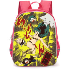 Urusei Yatsura Backpack School Bag StudentPack - Urusei Yatsura Characters Explosion Flying Poster