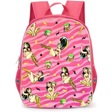 Urusei Yatsura Lum Backpack School Bag StudentPack - Lum Silly Portrait Pattern