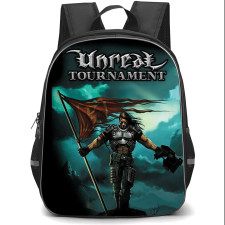 Unreal Tournament Backpack School Bag StudentPack - 1999 Game Cover Art